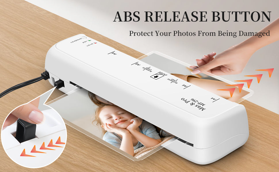 Mas & Pro 9 Inch Thermal Laminator Machine with 40 Laminating Sheets