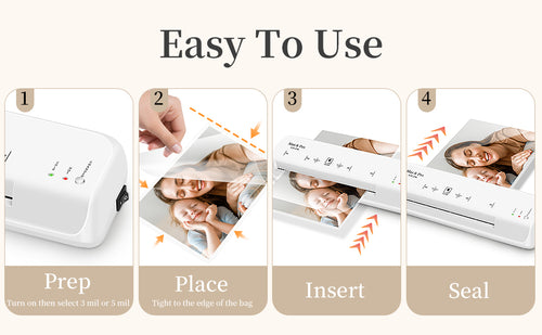 Mas & Pro 9 Inch Thermal Laminator Machine with 40 Laminating Sheets