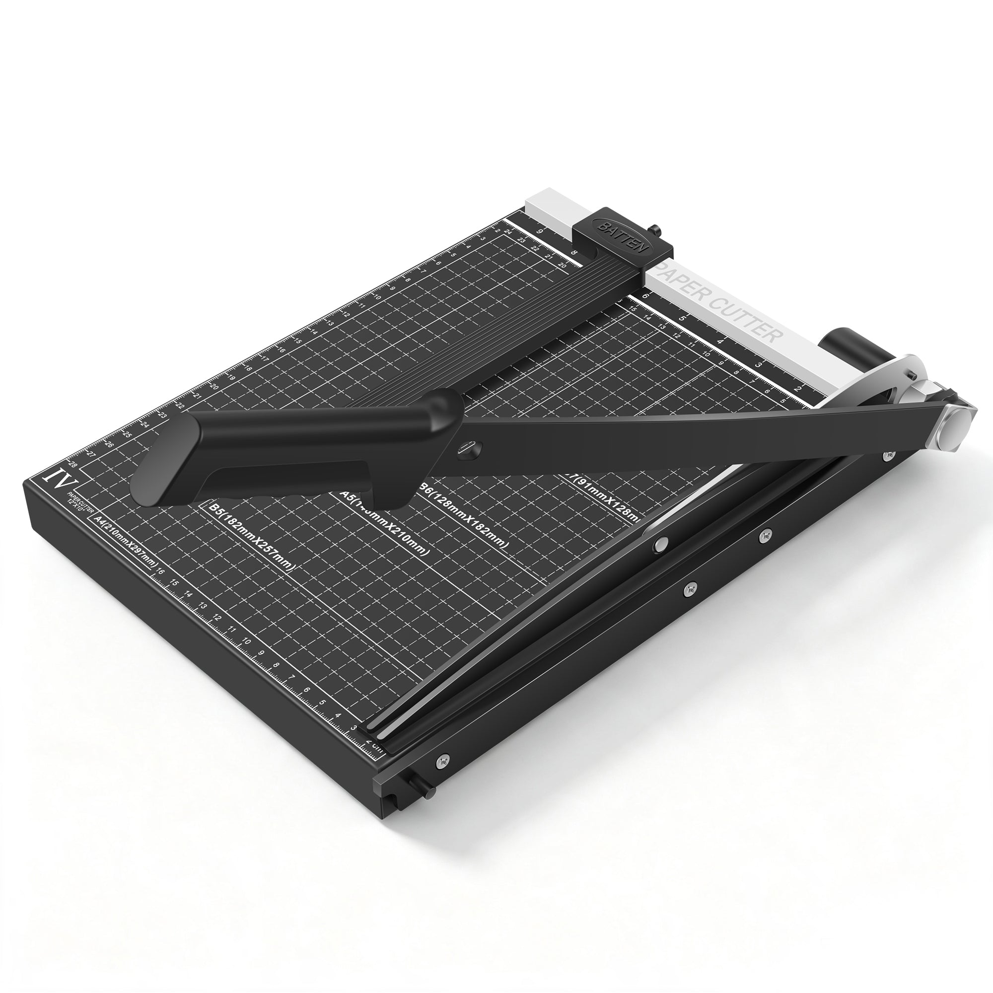Mas & Pro Guillotine Paper Cutter Trimmer 12 inch with Safety Guard